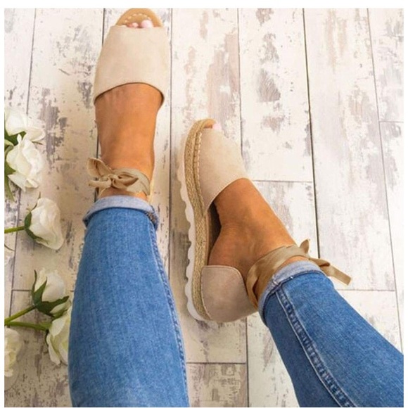 Chuxiongda Shoes - ~Chuxiongda~ tan platform shoes size 6.5